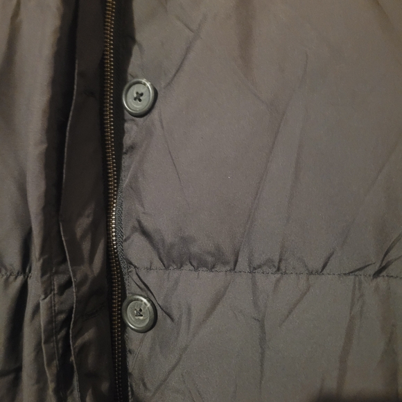 J. Crew Long Puffer Dark Brown Womens size Small  MISSING BELT - Picture 7 of 12